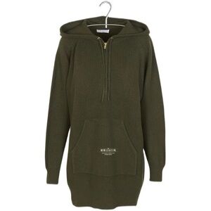 Sandro Dark Green Hooded Sweater
